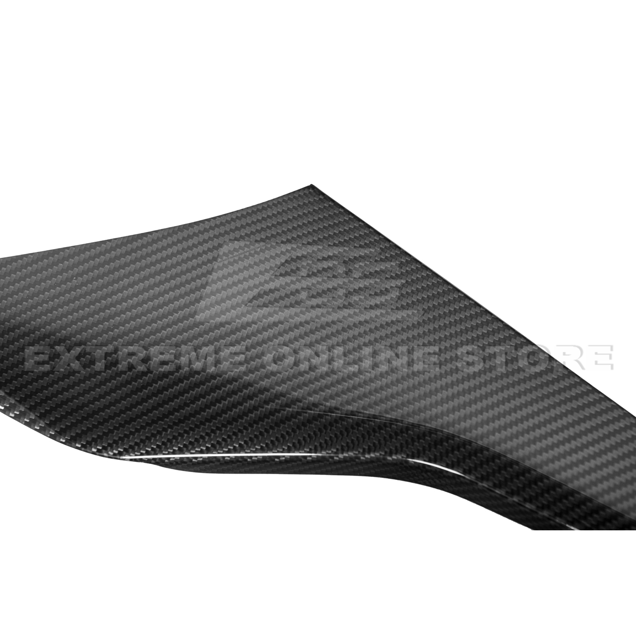 Corvette C8 DRY CARBON FIBER Center Console Side Upper Trim Cover