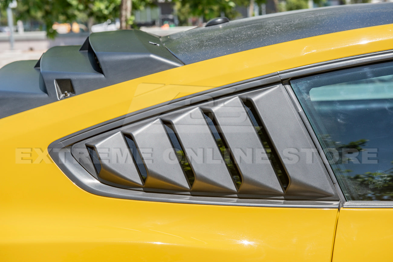 2015-23 Ford Mustang Rear Side Window Louver