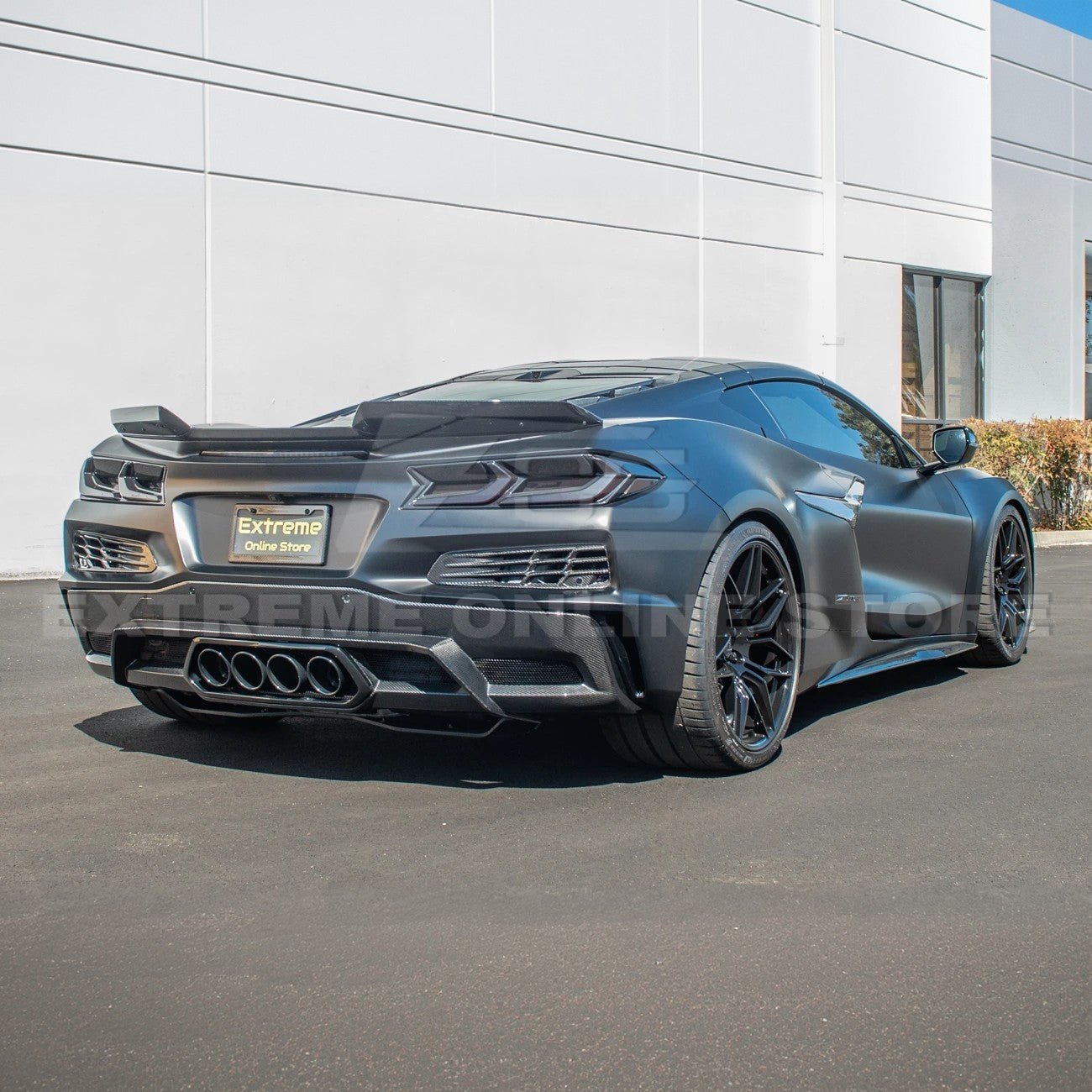 Corvette C8 Z06 / E-Ray DRY CARBON FIBER Rear Diffuser