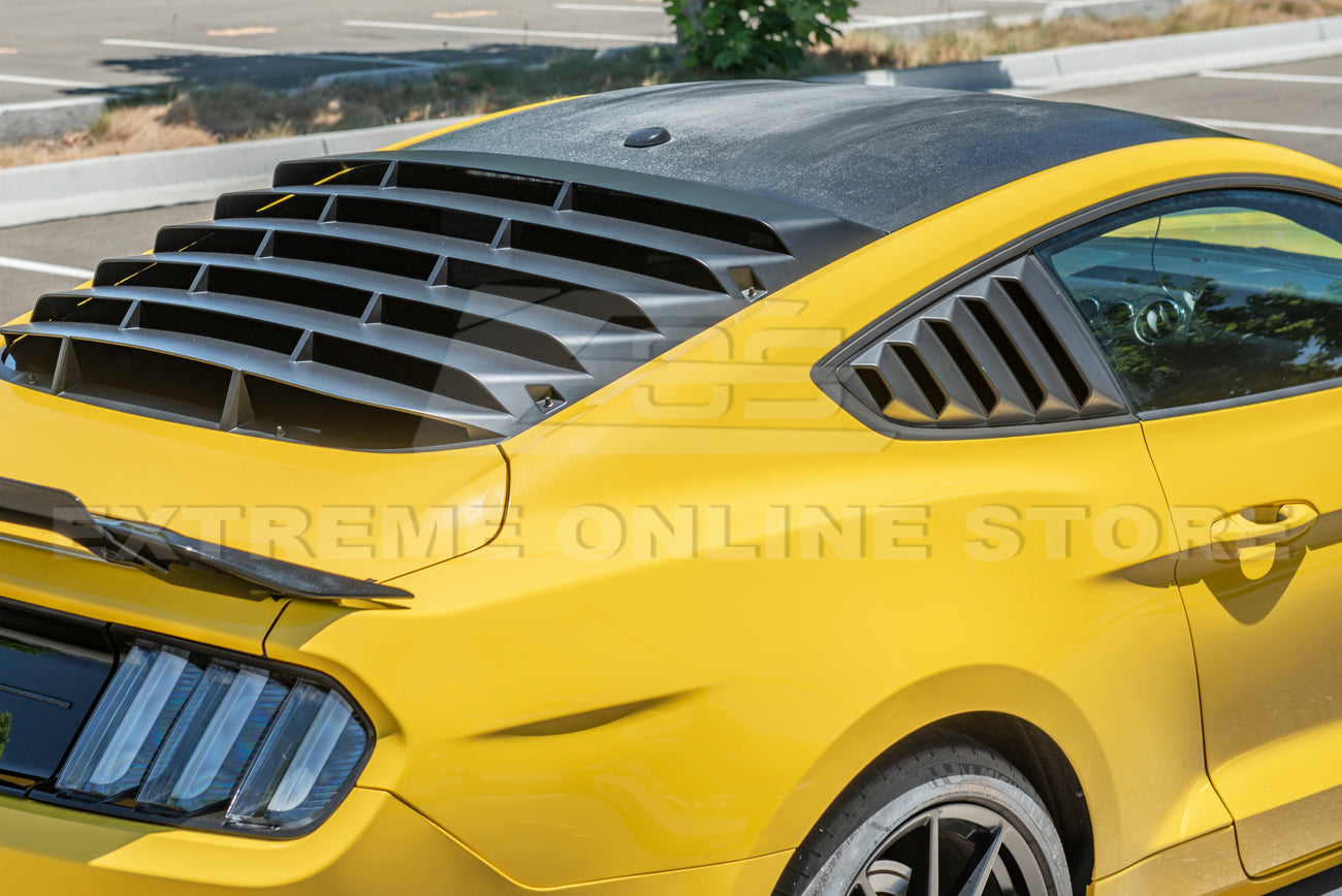 2015-23 Ford Mustang Rear Side Window Louver