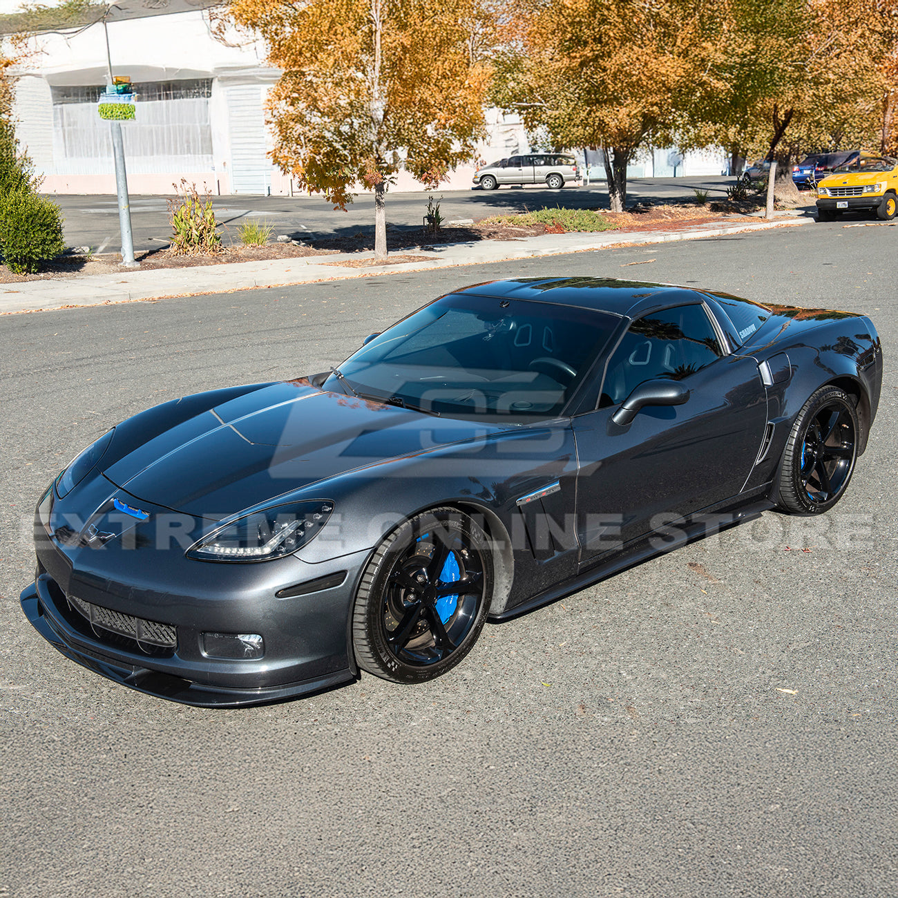 Corvette C6 Grand Sport / Z06 Front Splitter Lip & Side Skirts Rocker Panels