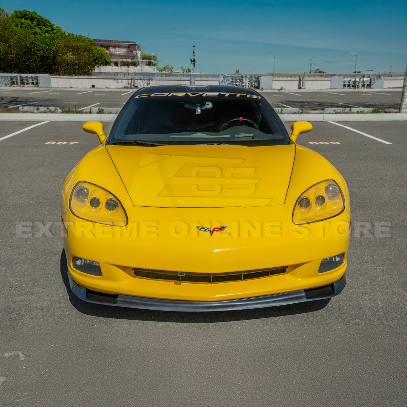 Corvette C6 Base Model ZR1 Conversion Front Splitter Lip