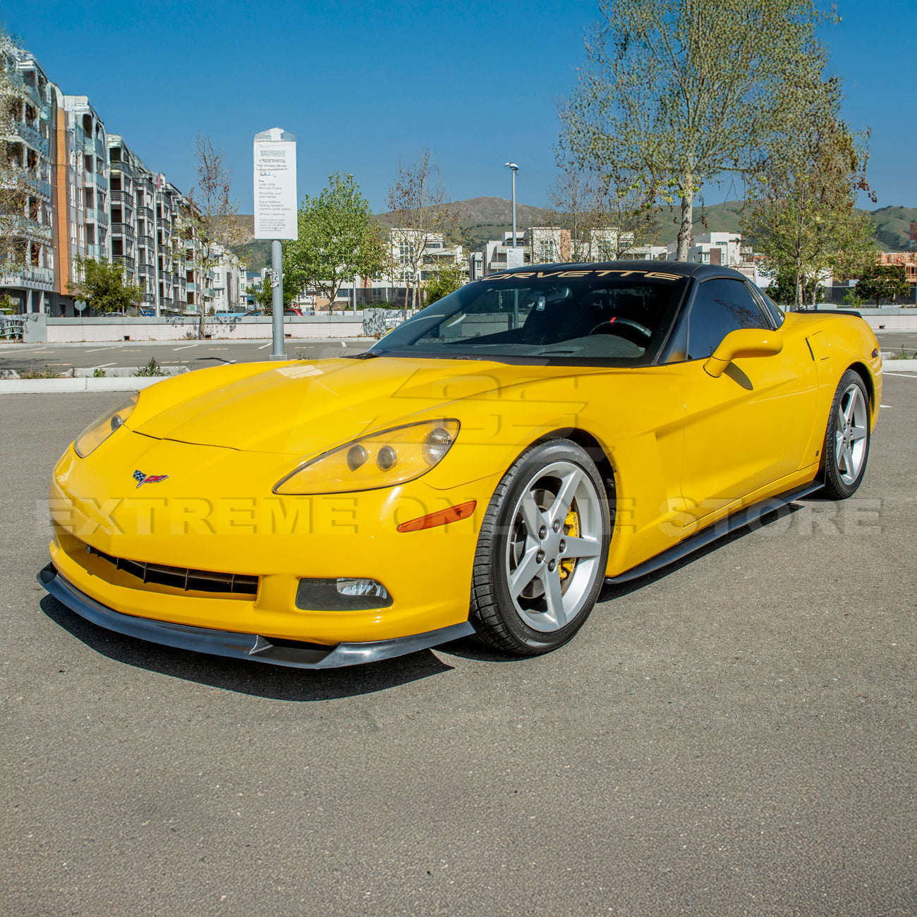 Corvette C6 Base Model ZR1 Conversion Front Splitter Lip