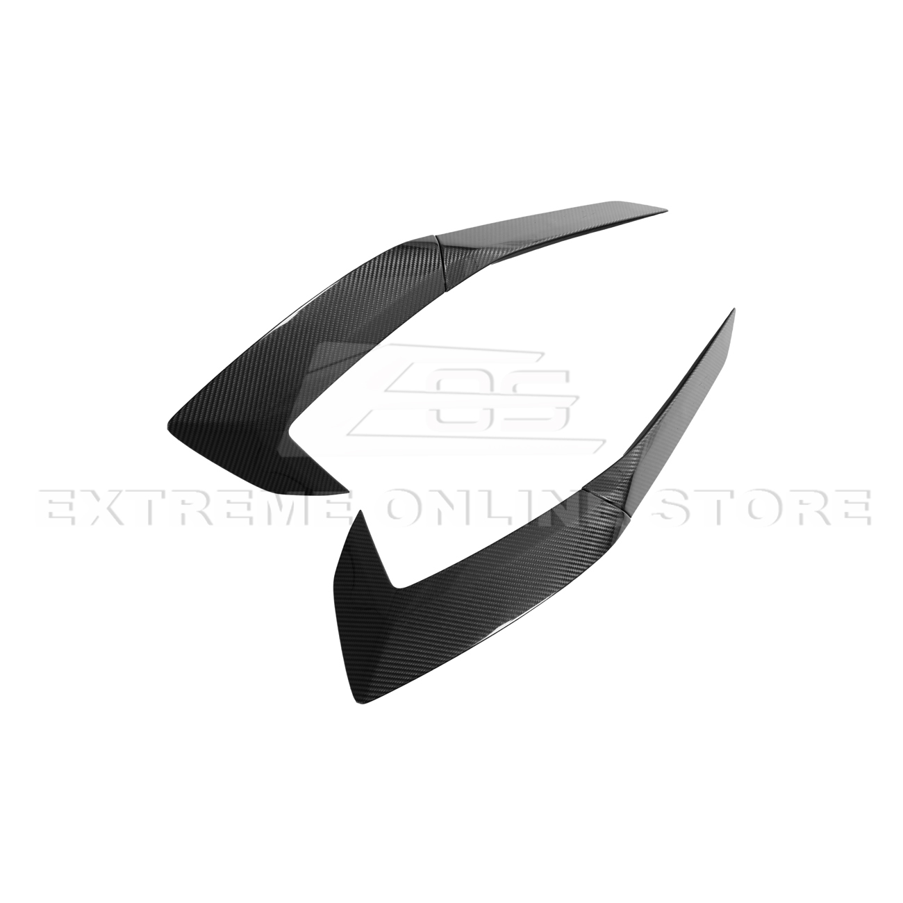 Corvette C8 DRY CARBON FIBER Replacement Side Door Garnish