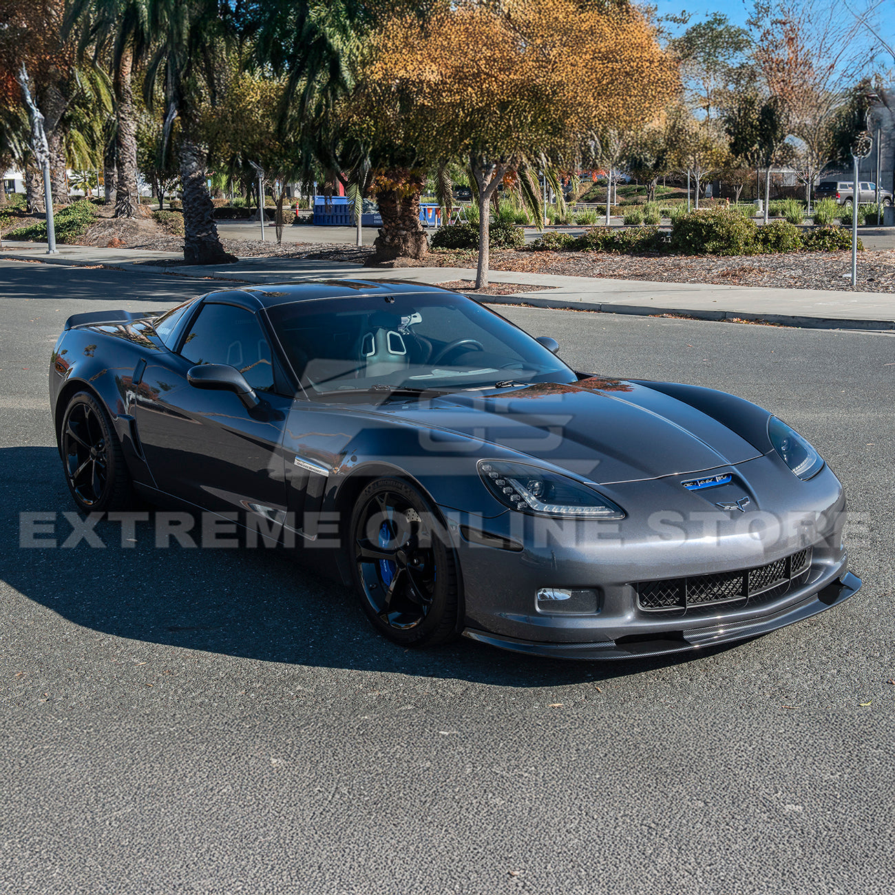 Corvette C6 Grand Sport / Z06 Front Splitter Lip & Side Skirts Rocker Panels