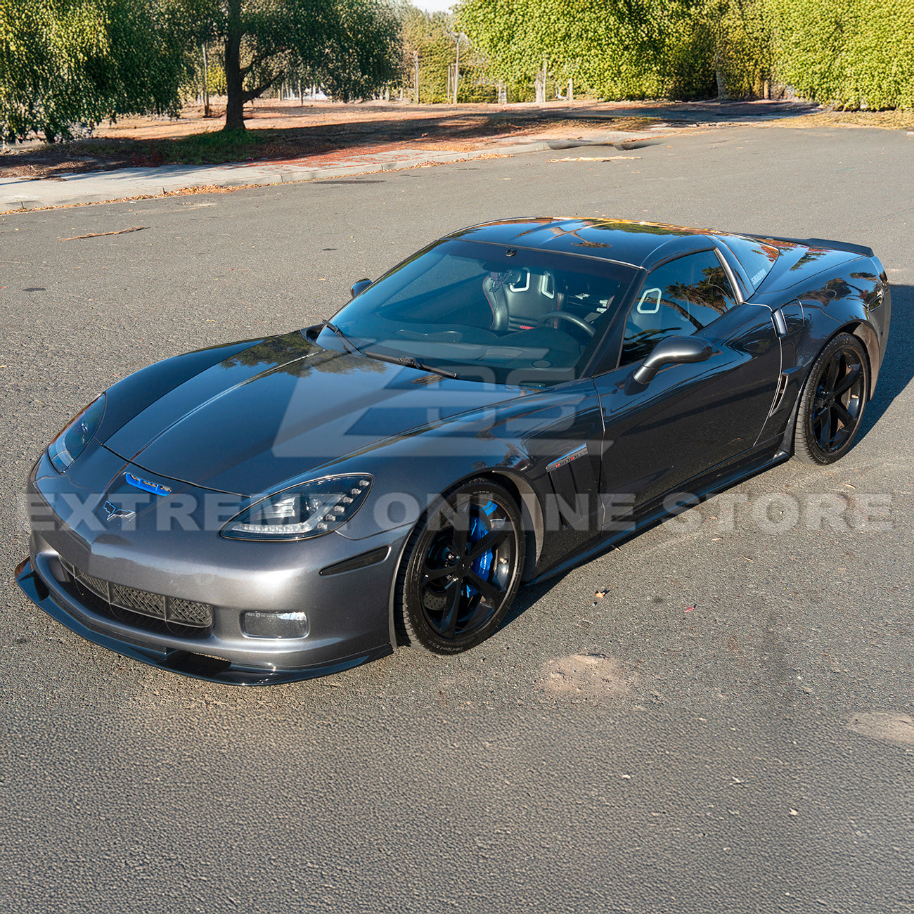 Corvette C6 Grand Sport / Z06 Front Splitter Lip & Side Skirts Rocker Panels