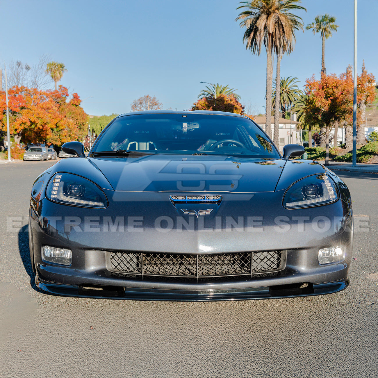 Corvette C6 Grand Sport / Z06 Front Splitter Lip & Side Skirts Rocker Panels