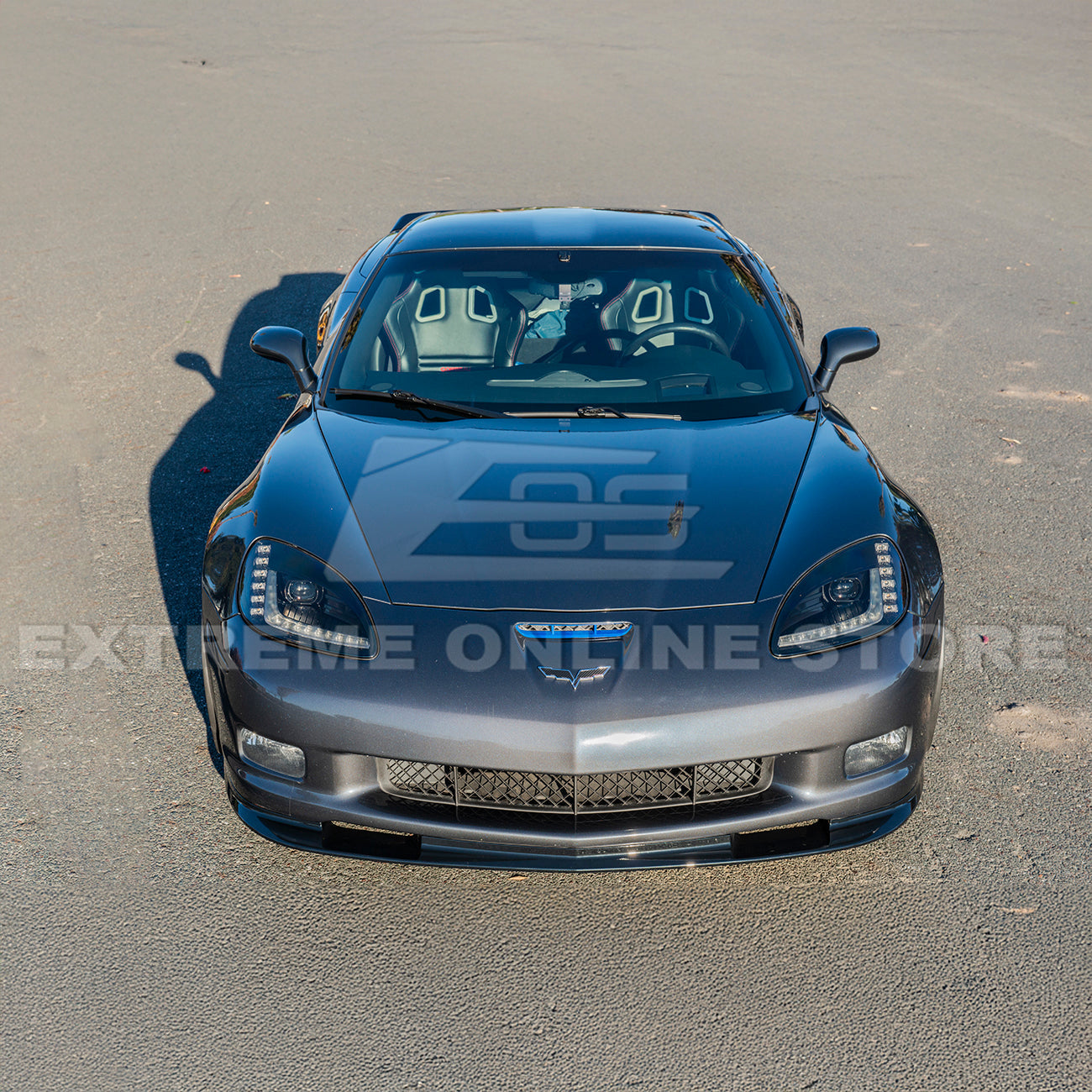 Corvette C6 Grand Sport / Z06 Front Splitter Lip & Side Skirts Rocker Panels