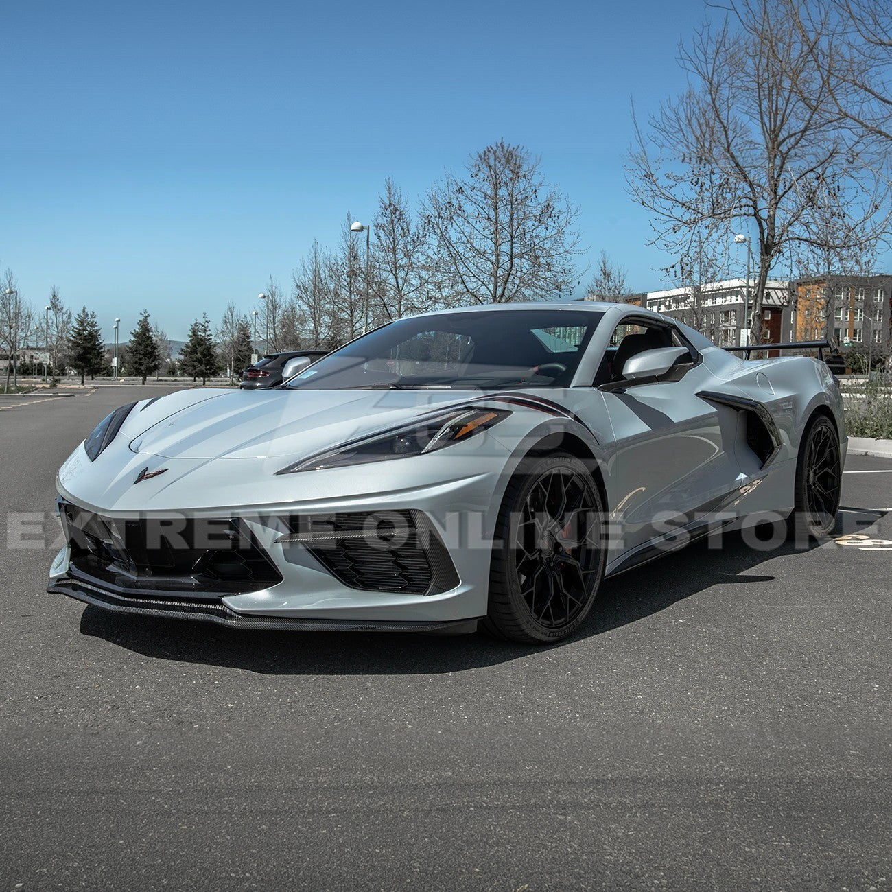 Chevrolet Corvette C8 DRY CARBON FIBER Front Grille Insert