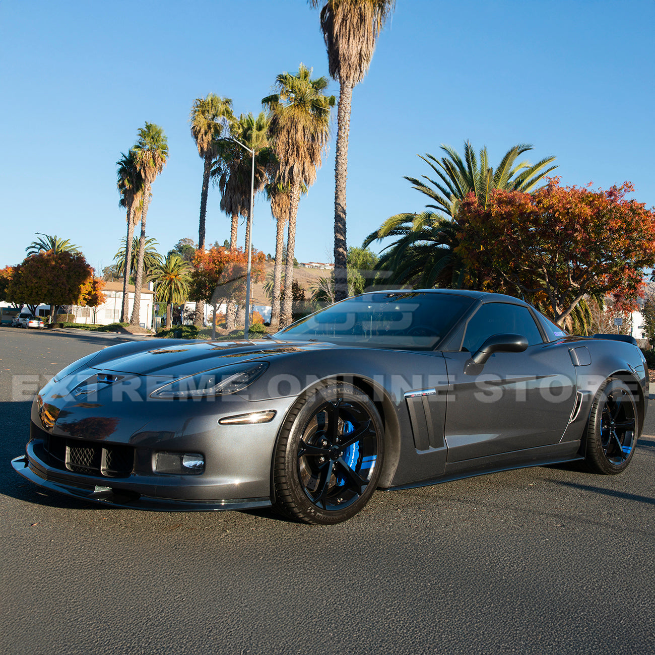 Corvette C6 Grand Sport / Z06 Front Splitter Lip & Side Skirts Rocker Panels