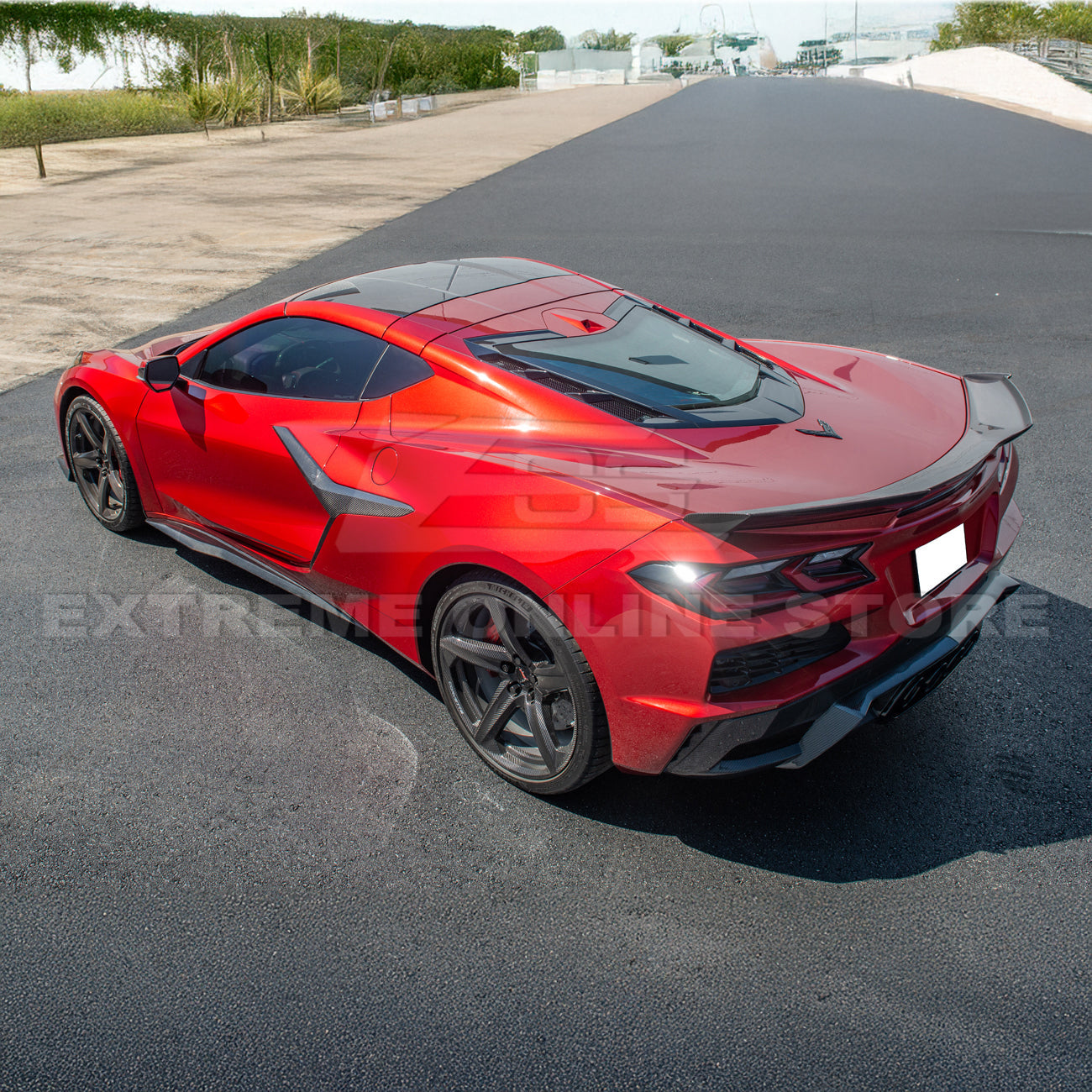 Chevrolet Corvette C8 Z06 / E-Ray DRY CARBON FIBER Side Skirts