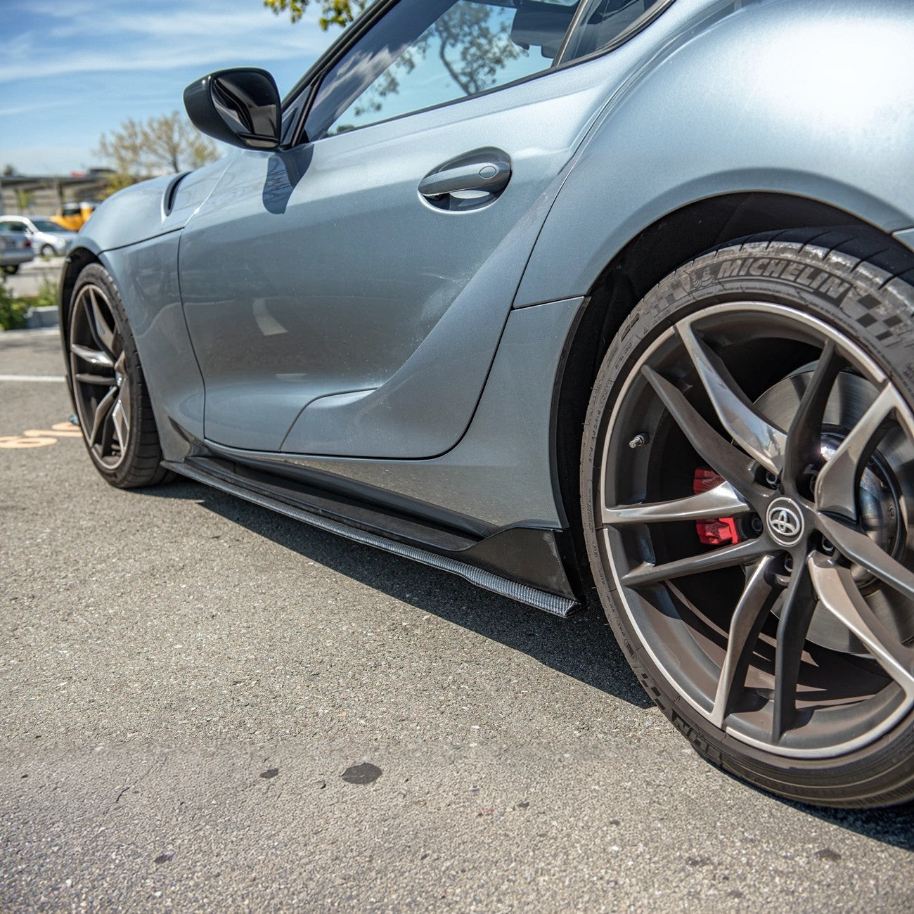2020-Up Toyota Supra A90 Front Splitter & Side Skirts
