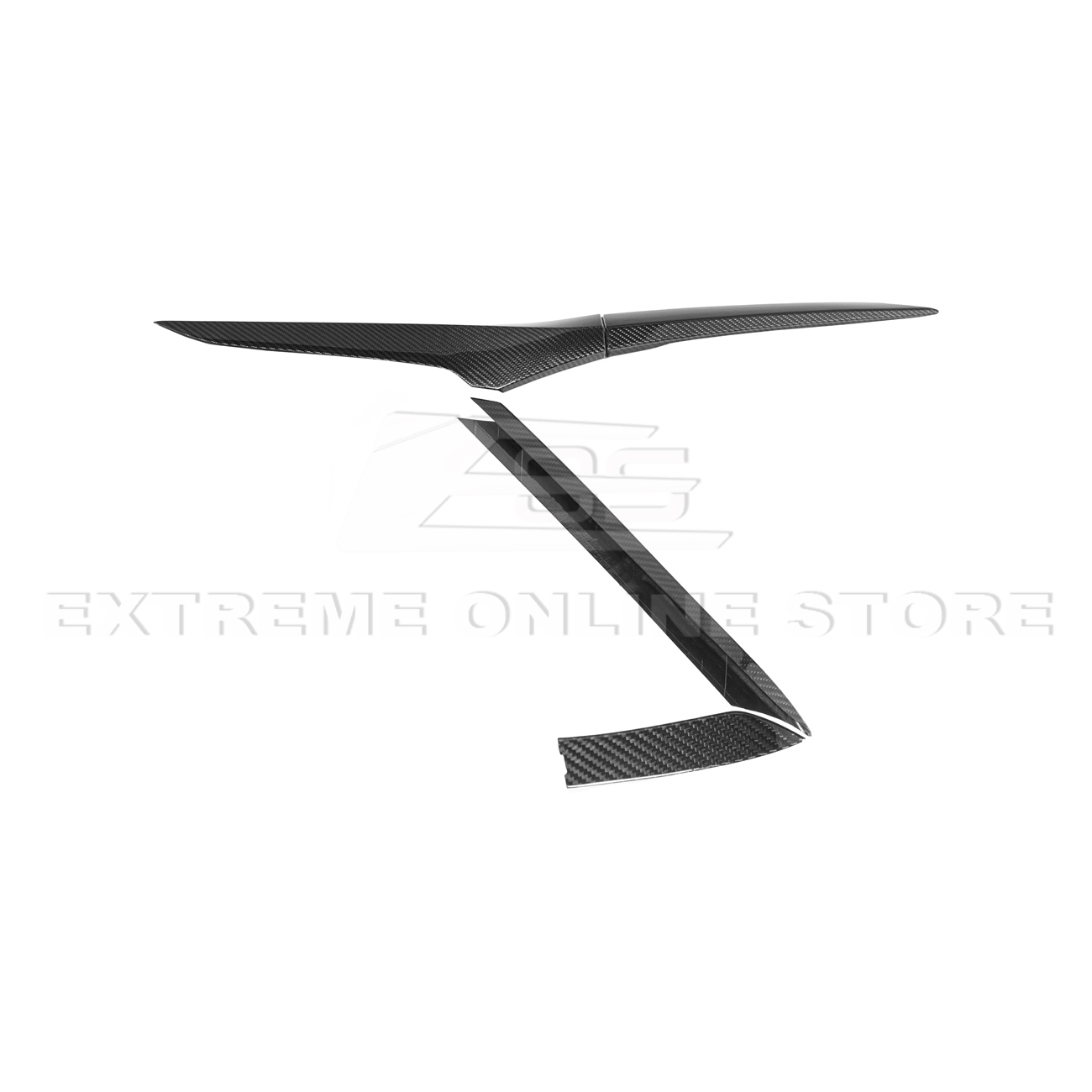 Chevrolet Corvette C8 Z06 DRY CARBON FIBER Side Door Garnish