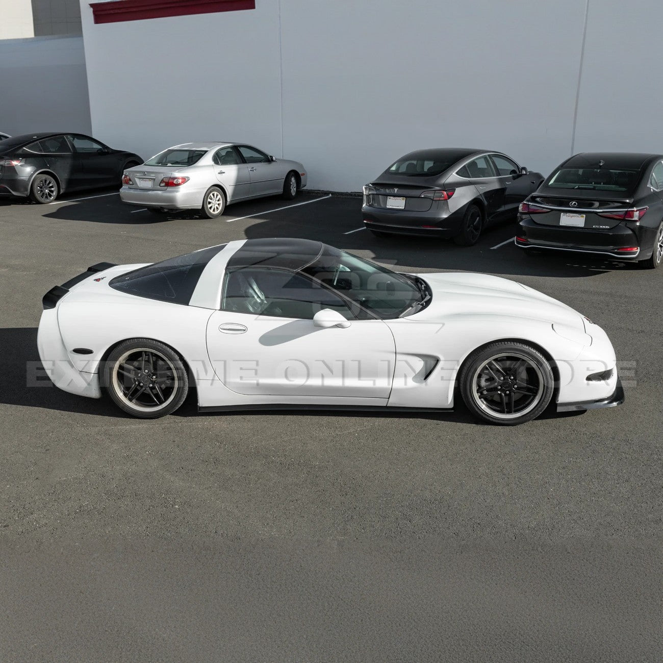 1997-04 Corvette C5 ZR1 Front Vented Lip Side Skirts Rear Spoiler