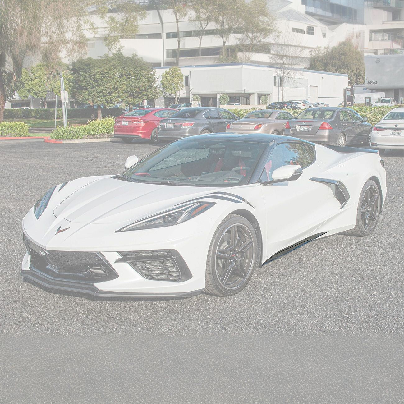 Corvette C8 GM Z51 Style Add-On Side Skirts