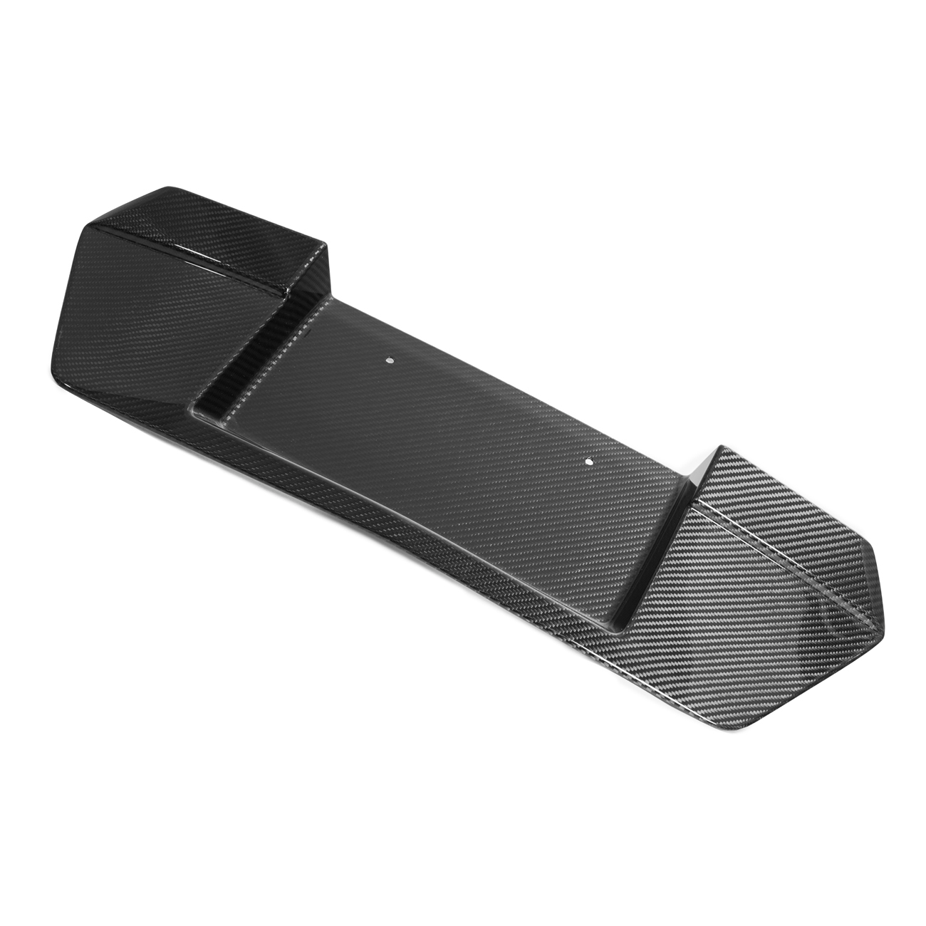 Corvette C8 DRY CARBON FIBER License Plate Backing