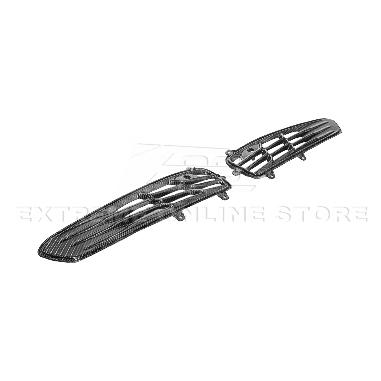 Chevrolet Corvette C8 Z06 DRY CARBON FIBER Rear Bumper Vent