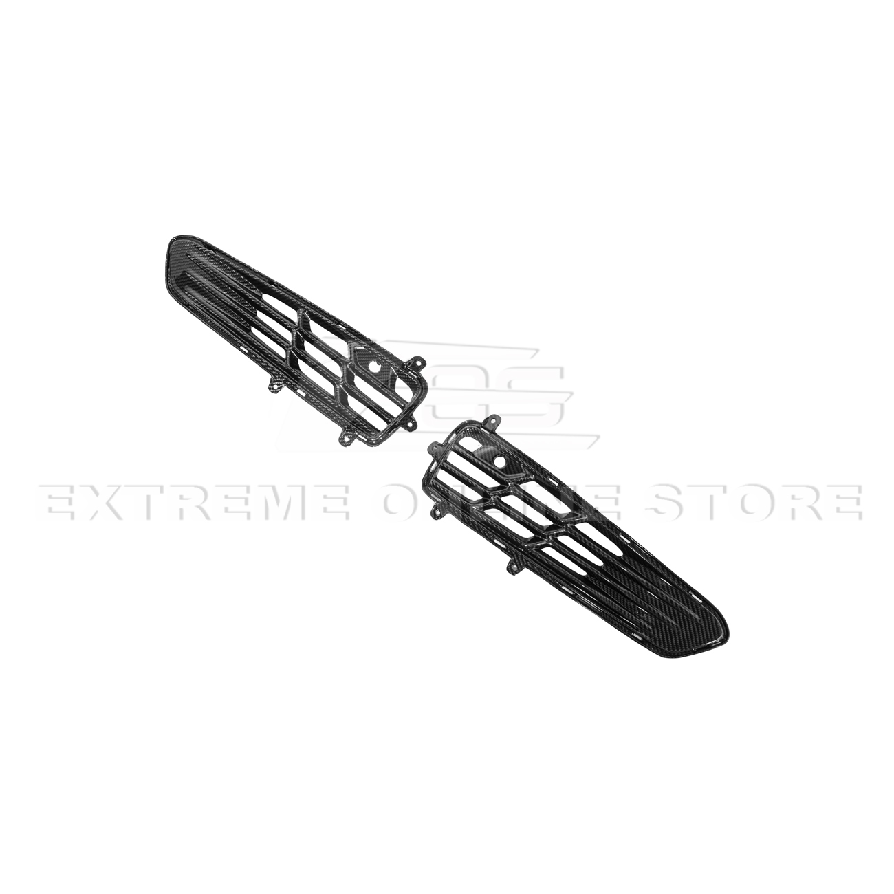 Chevrolet Corvette C8 Z06 DRY CARBON FIBER Rear Bumper Vent
