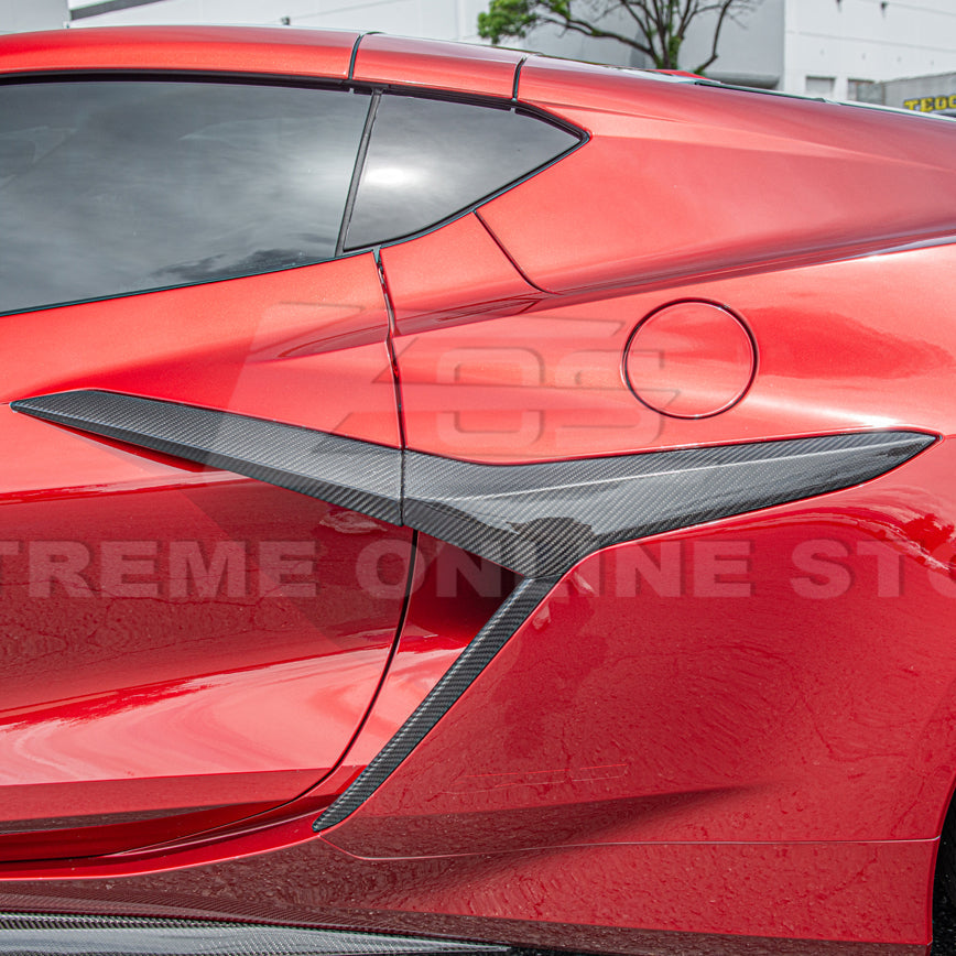 Chevrolet Corvette C8 Z06 DRY CARBON FIBER Side Door Garnish