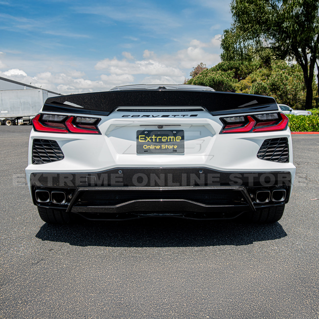 Ducktail Corvette C8 Stingray Rear Spoiler