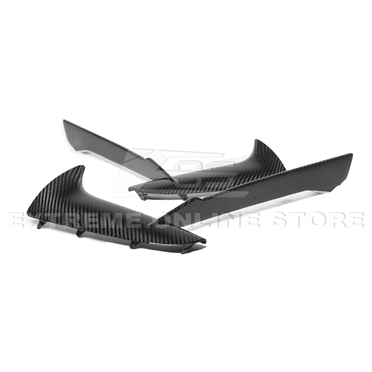 Chevrolet Corvette C8 DRY CARBON FIBER Front Grille Insert