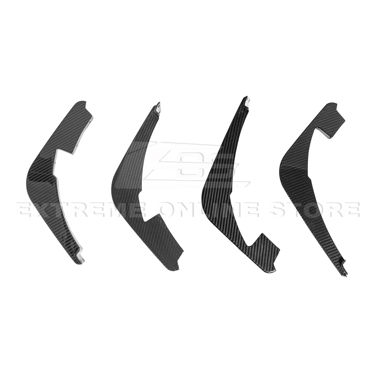Corvette C8 Stingray DRY CARBON FIBEr Add-On Rear Diffuser Fin