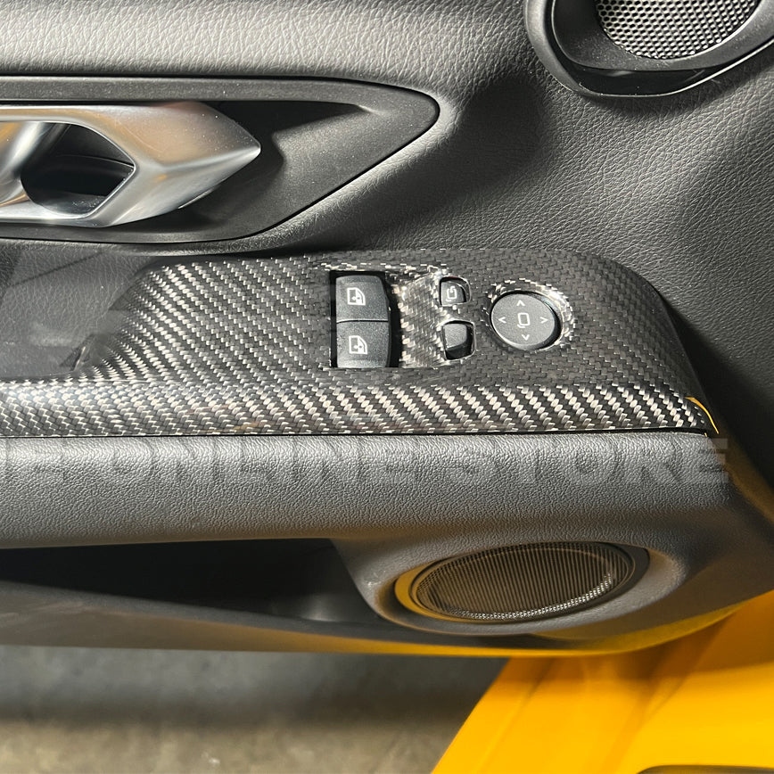2020-Up Toyota Supra Carbon Fiber Side Door Panel Cover