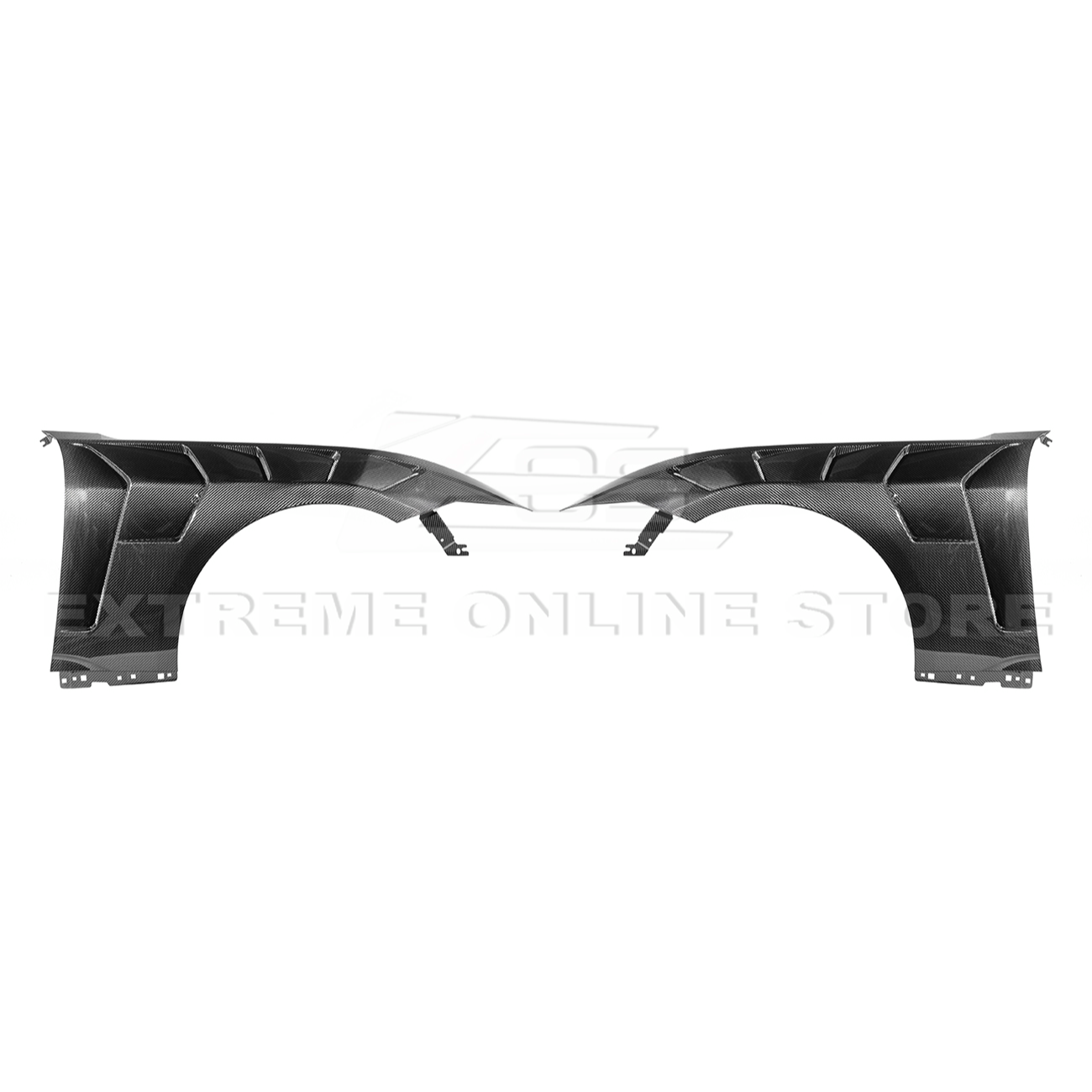 2024-Up Ford Mustang S650 GTD Style Carbon Fiber Front Side Vented Fenders