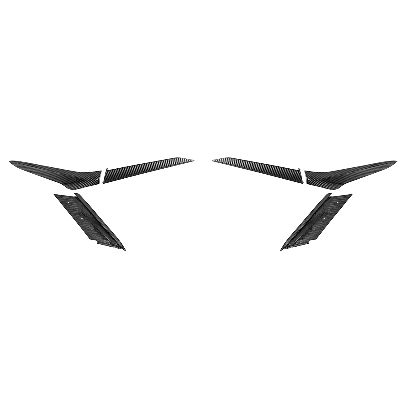 Corvette C8 Z06 CARBON FIBER Replacement Side Fender Vent Door Garnish