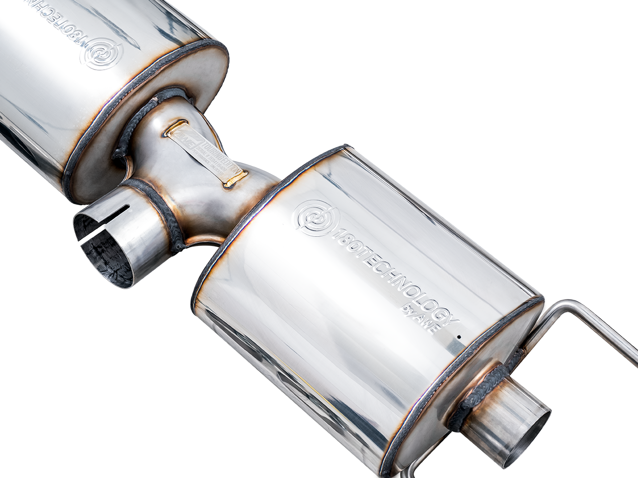 AWE Touring Edition Exhaust for Subaru BRZ / Toyota GR86 / Toyota 86 / Scion FR-S - Diamond Black Tips