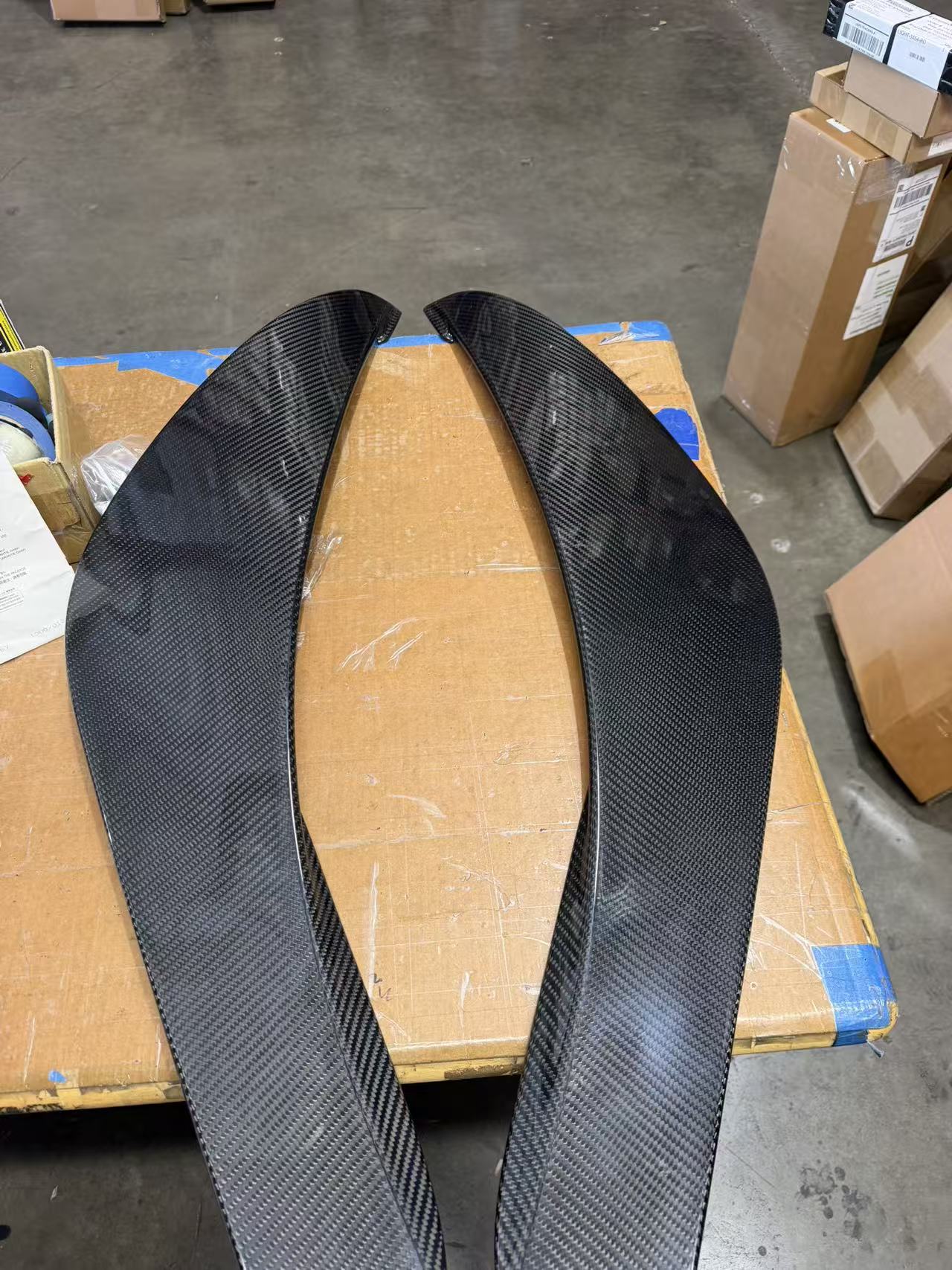 Blemished / Outlet - 2020-Up Toyota Supra CARBON FIBER Side Fender Scoop Accent Door Garnish