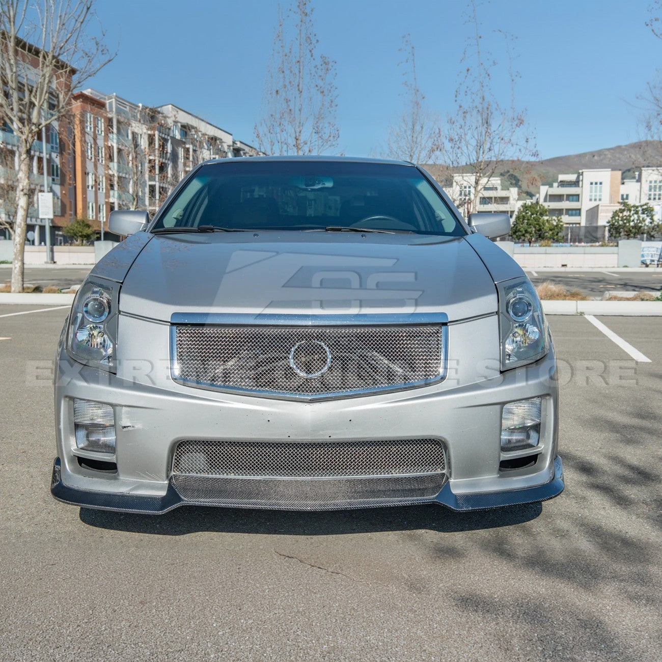 2003-08 Cadillac CTS-V | CARBON FIBER Package Front Bumper Lower Lip Splitter