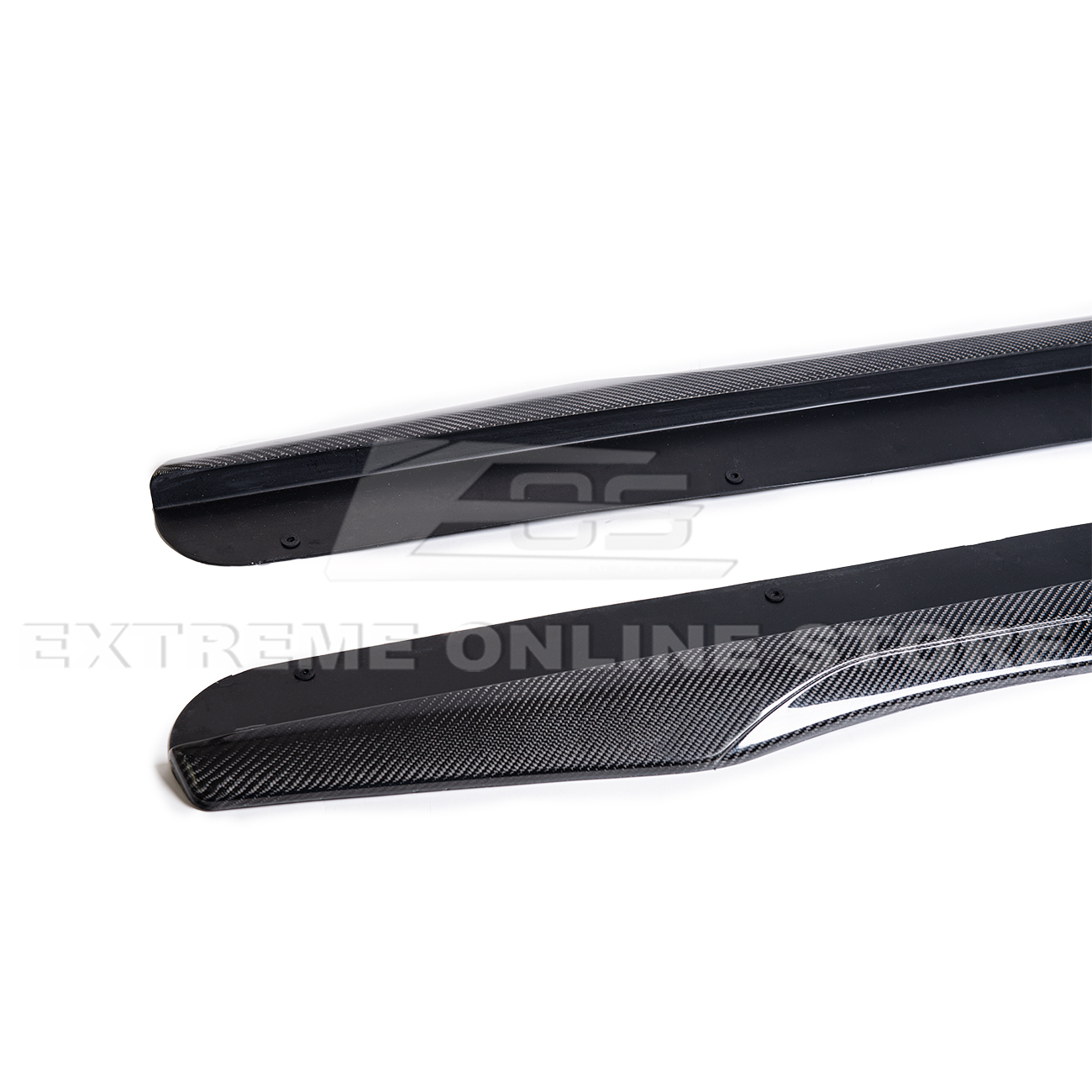 2003-08 Cadillac CTS-V | CARBON FIBER Package Front Lip Splitter & Side Skirts