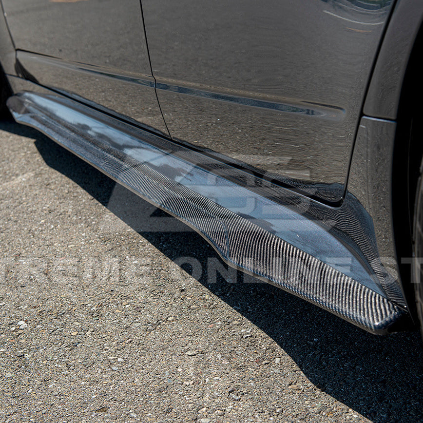 2003-08 Cadillac CTS-V | CARBON FIBER Package Front Lip Splitter & Side Skirts