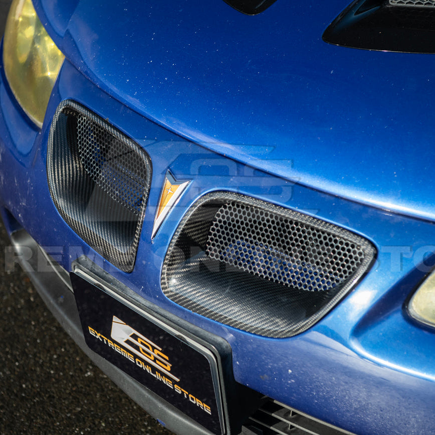 2004-06 Pontiac GTO Dry Carbon Fiber Replacement Front Mesh Grille Insert