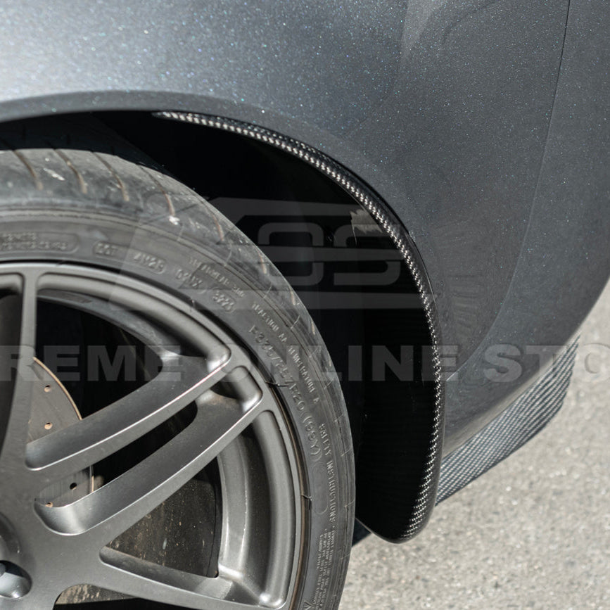 2005-13 Corvette C6 Z06 ZR1 DRY CARBON FIBER Splash Guard Mud Flaps