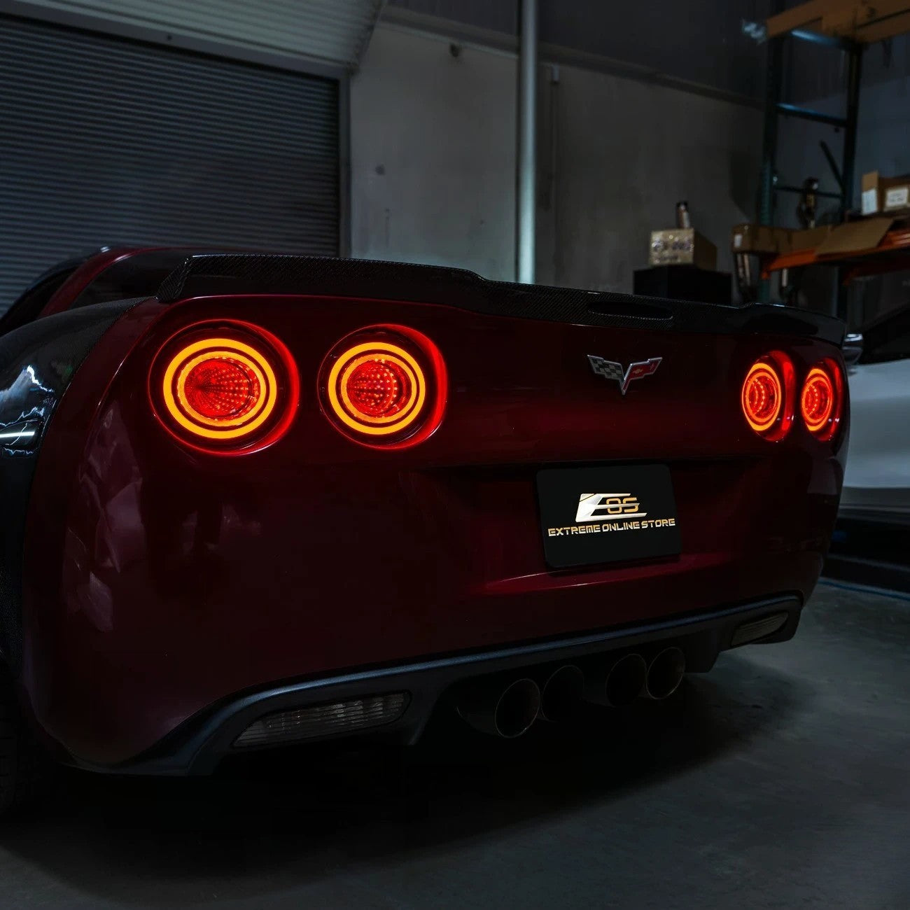 2005-2013 Chevrolet Corvette C6 Infinity Style LED Tail Lights (PRE-SALE)-Grocery Getter Performance