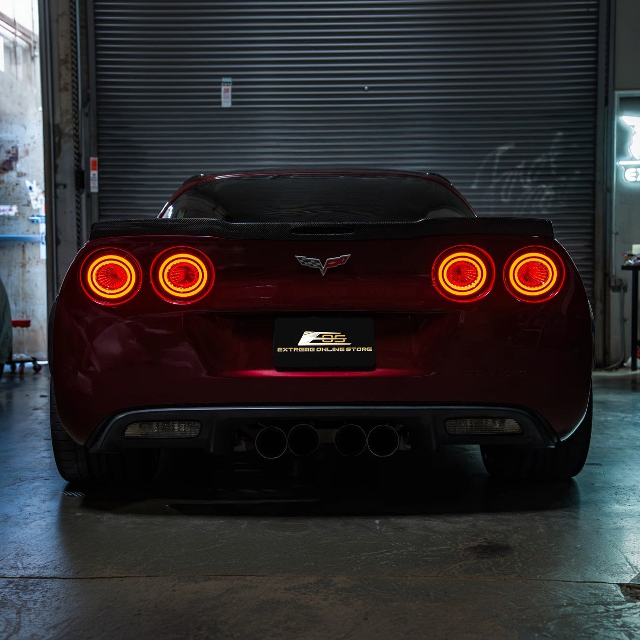 2005-2013 Chevrolet Corvette C6 Infinity Style LED Tail Lights (PRE-SALE)-Grocery Getter Performance