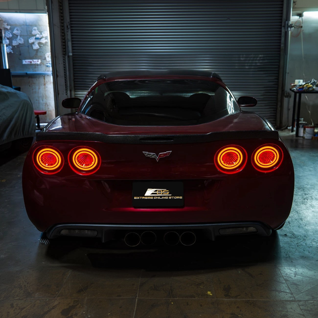 2005-2013 Chevrolet Corvette C6 Infinity Style LED Tail Lights (PRE-SALE)-Grocery Getter Performance