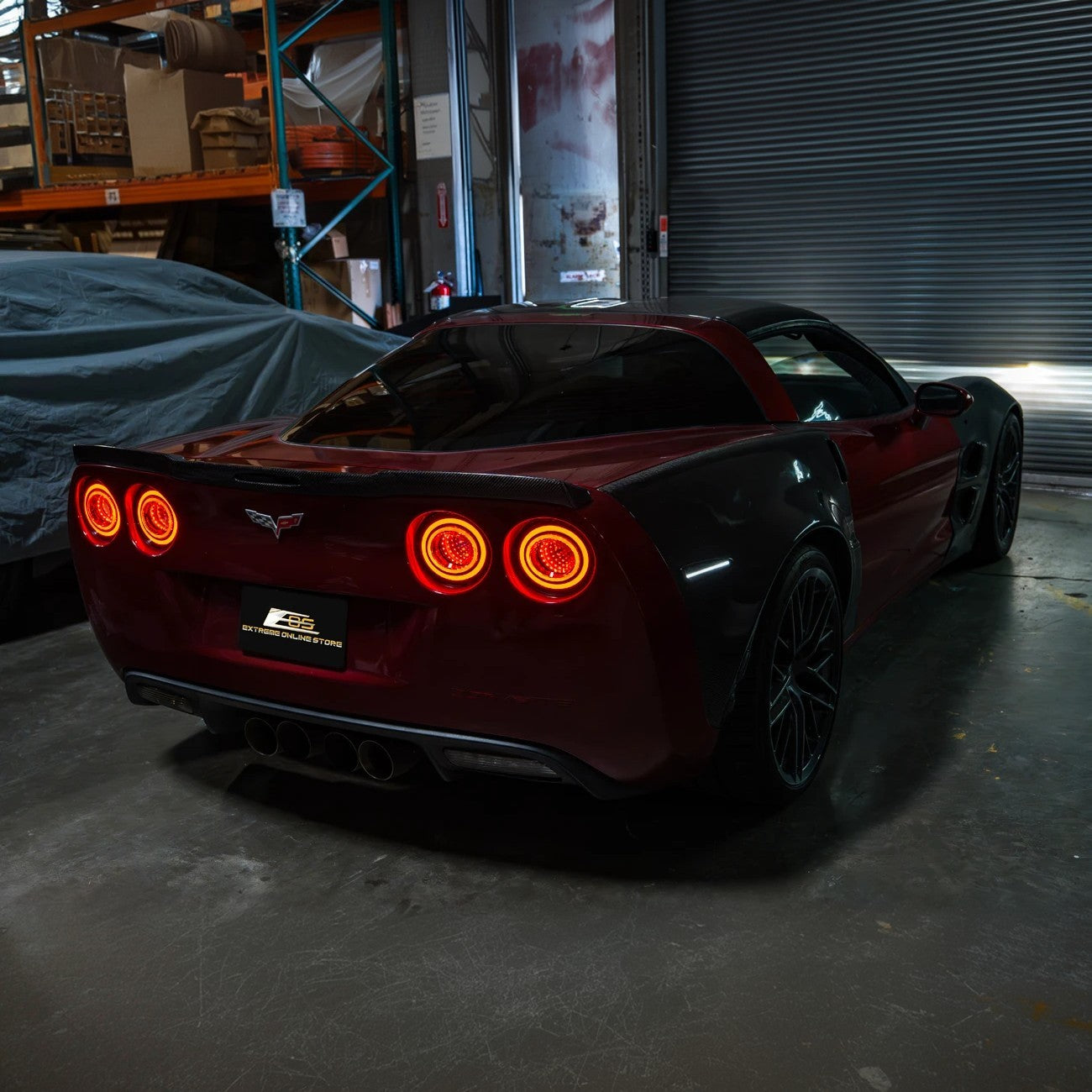2005-2013 Chevrolet Corvette C6 Infinity Style LED Tail Lights (PRE-SALE)-Grocery Getter Performance
