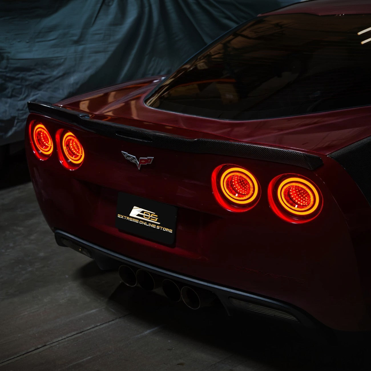 2005-2013 Chevrolet Corvette C6 Infinity Style LED Tail Lights (PRE-SALE)-Grocery Getter Performance