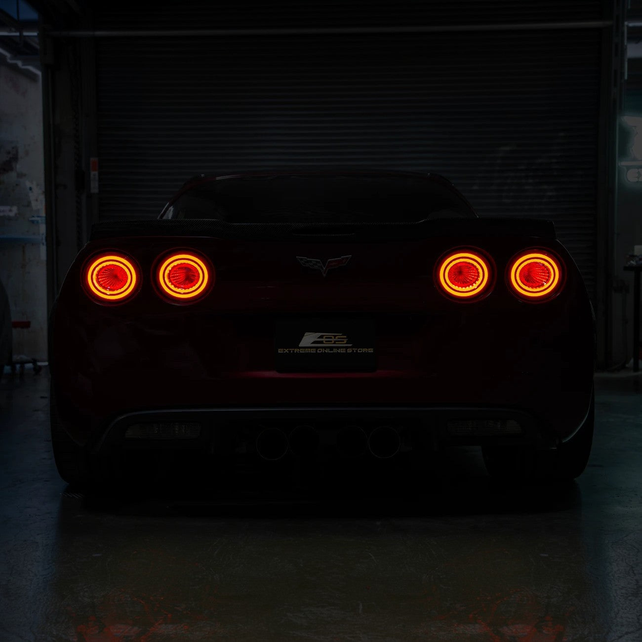 2005-2013 Chevrolet Corvette C6 Infinity Style LED Tail Lights (PRE-SALE)-Grocery Getter Performance