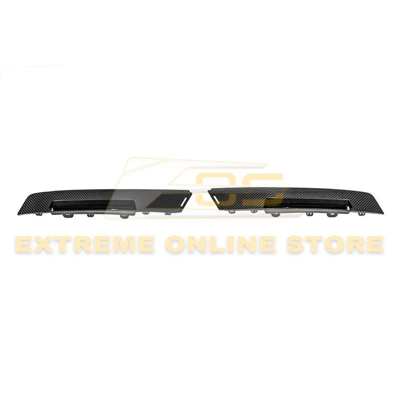 2009-15 Cadillac CTS-V Coupe Dry Carbon Fiber Rear Bumper Insert Covers