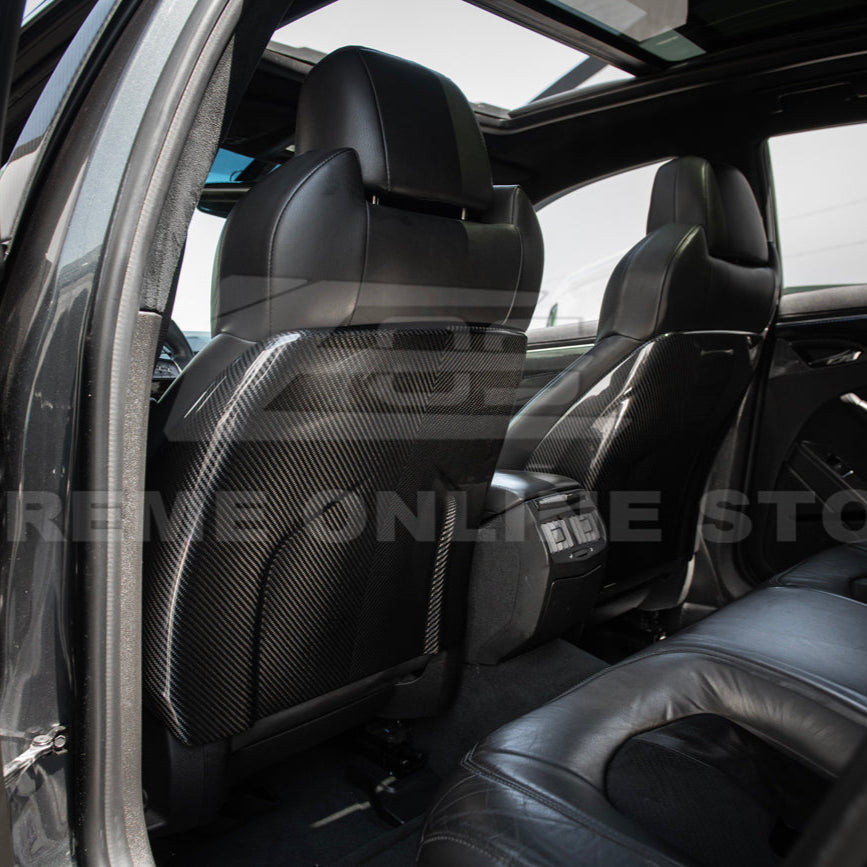 2009-15 Cadillac CTS V Dry CARBON FIBER Seat Back Cover