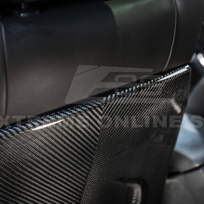 2009-15 Cadillac CTS V Dry CARBON FIBER Seat Back Cover