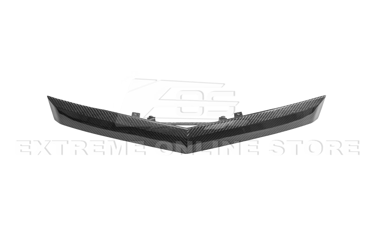 2009-15 CTS-V Coupe DRY CARBON FIBER Rear Deck Lid Applique Trunk Insert