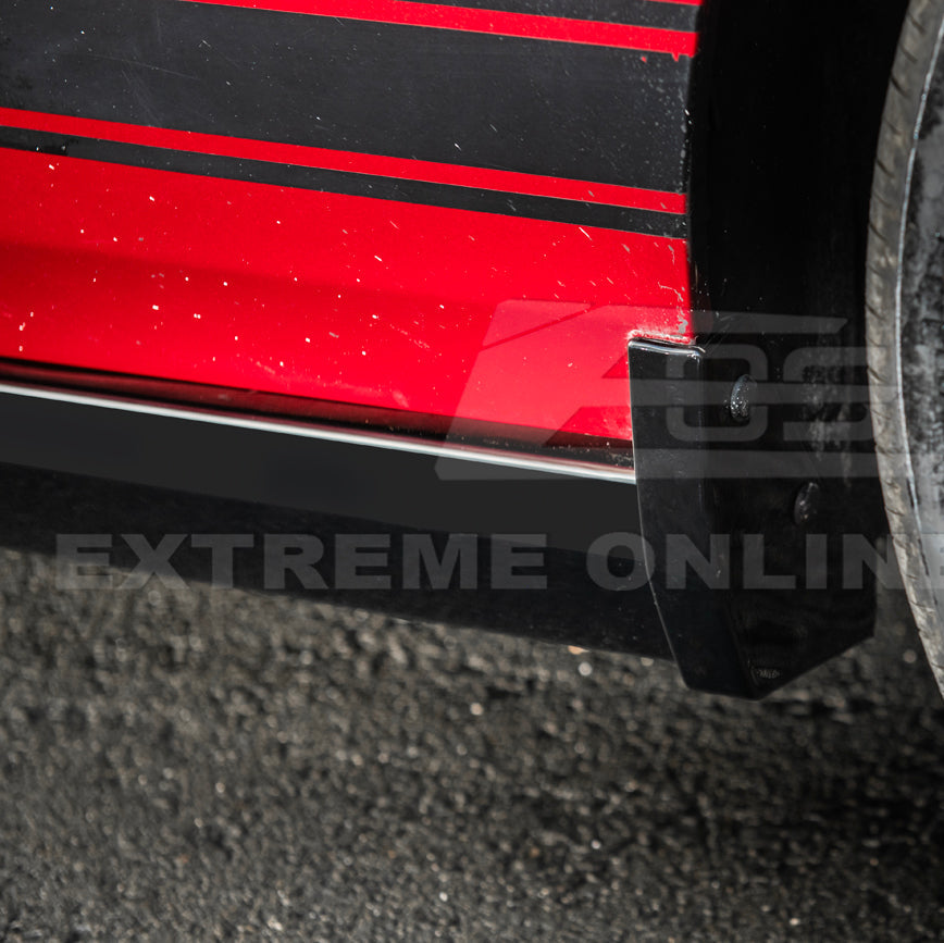 2010-14 Ford S197 Mustang GT500 Style Side Skirts Extension Pair