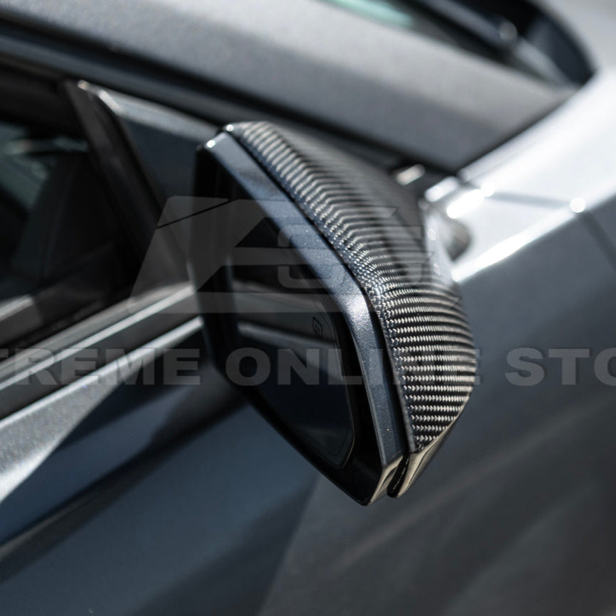 2010-15 Chevrolet Camaro Dry Carbon Fiber Mirror Cover Cap Pair