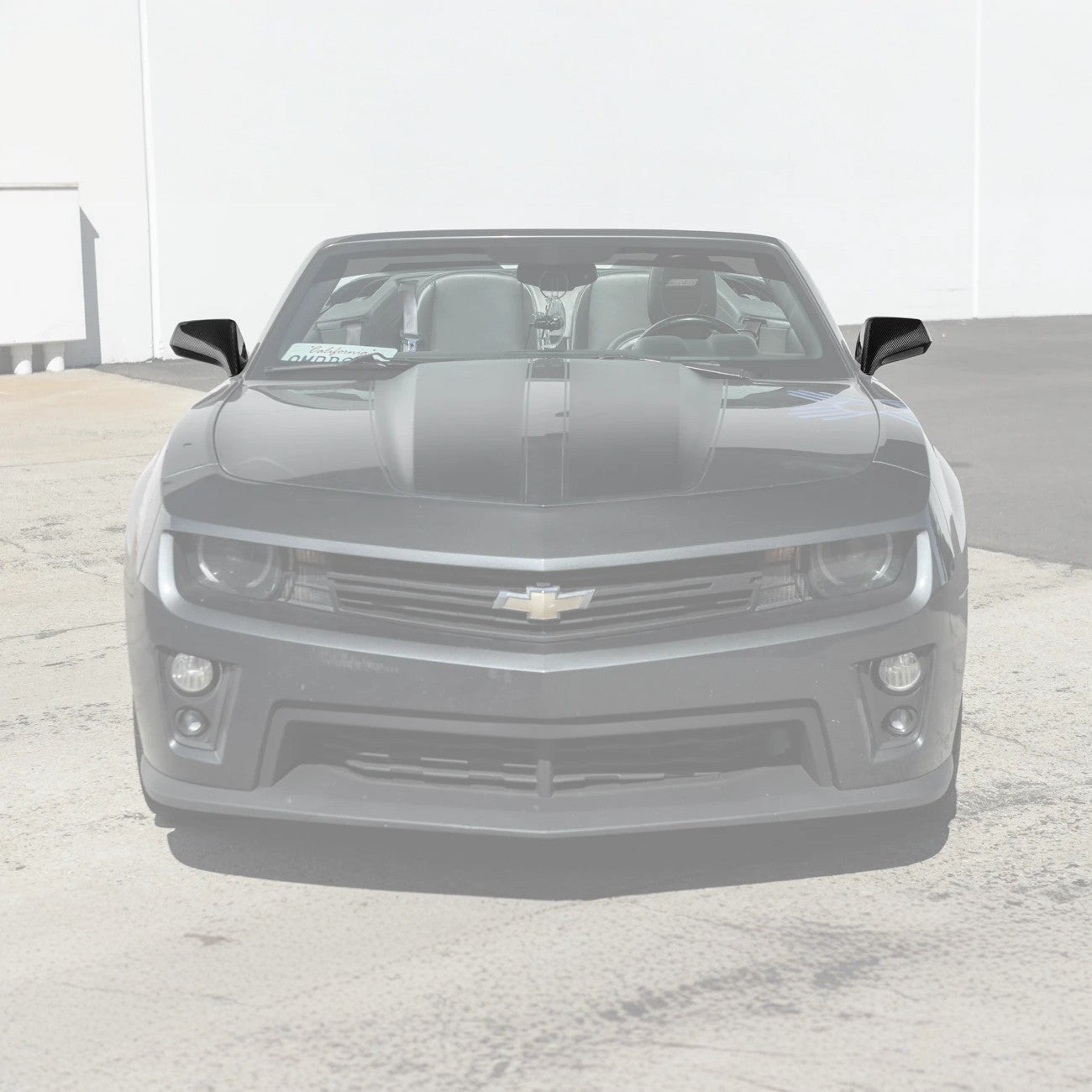 2010-15 Chevrolet Camaro Dry Carbon Fiber Mirror Cover Cap Pair