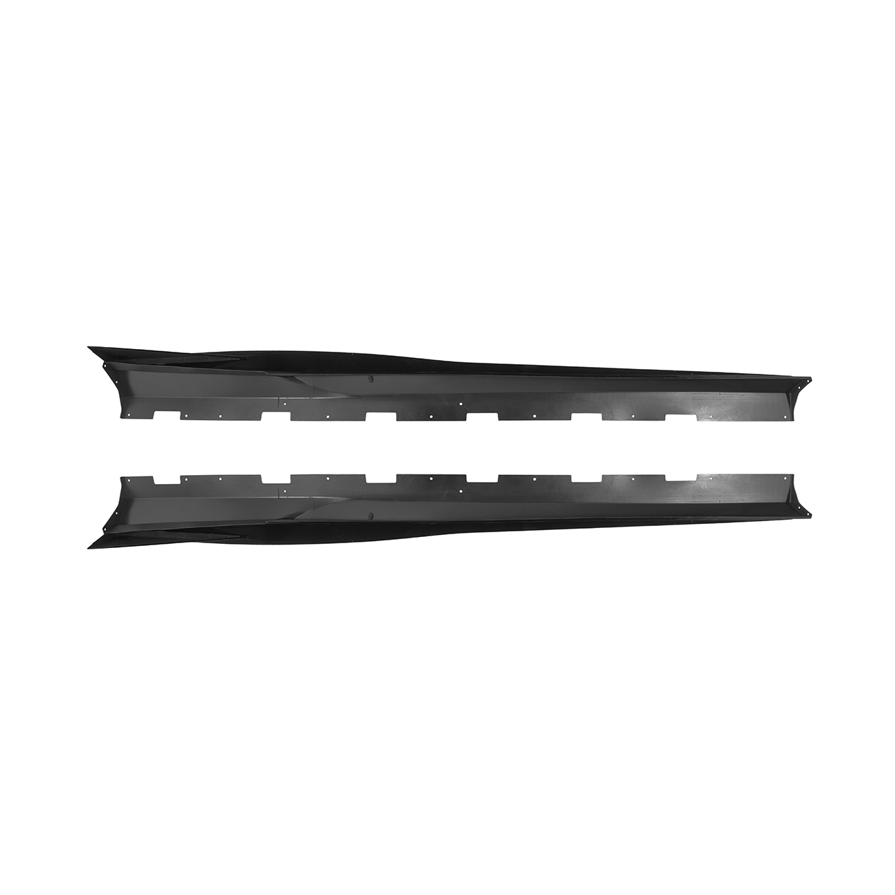 2010-2015 Camaro LT LS SS Performance Track GLOSSY BLACK Side Skirts Rocker Panel